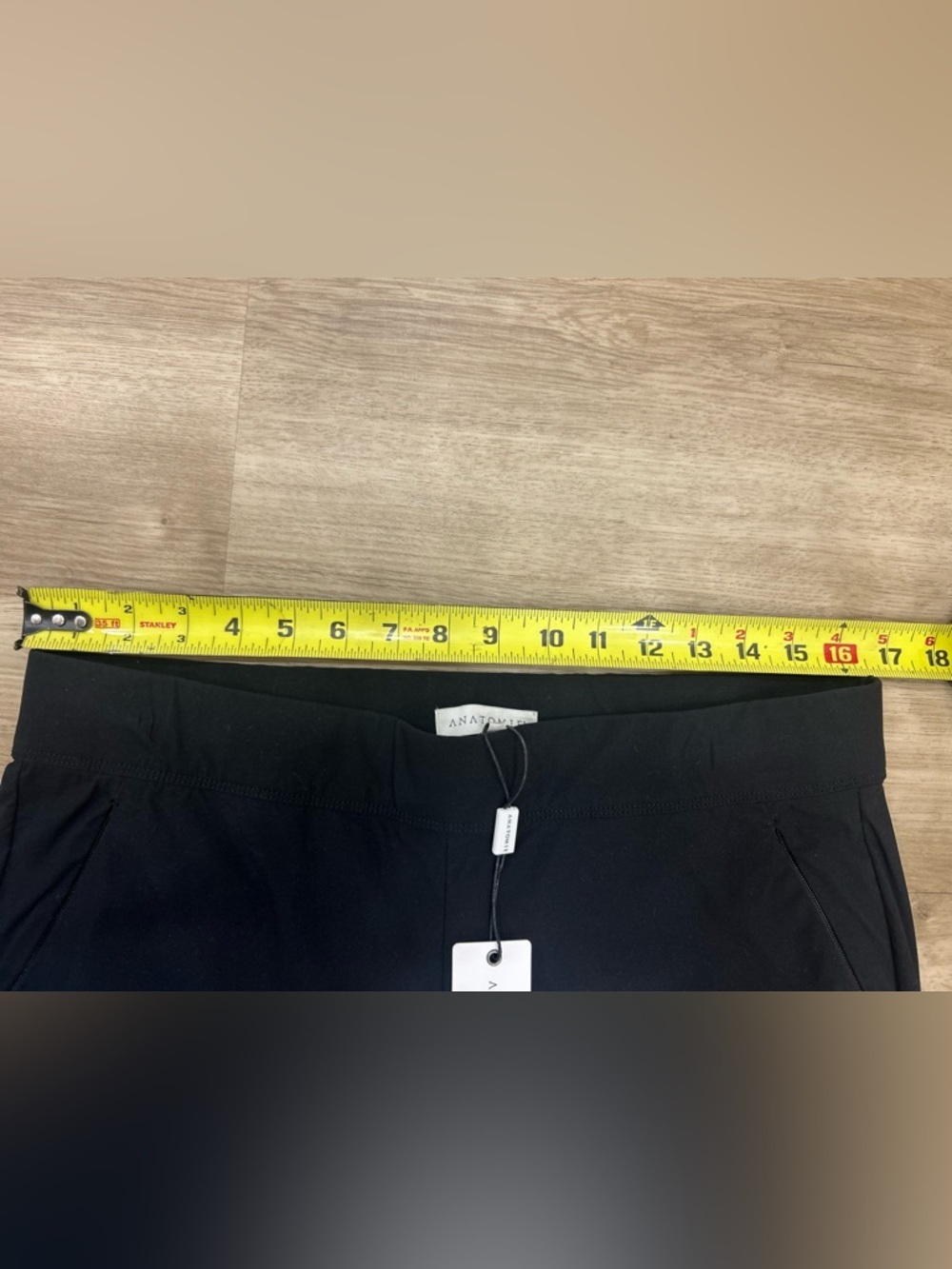 Anatomie NWT black Jamie pull on pants LG minimalist luxury comfort pockets - Picture 7 of 10